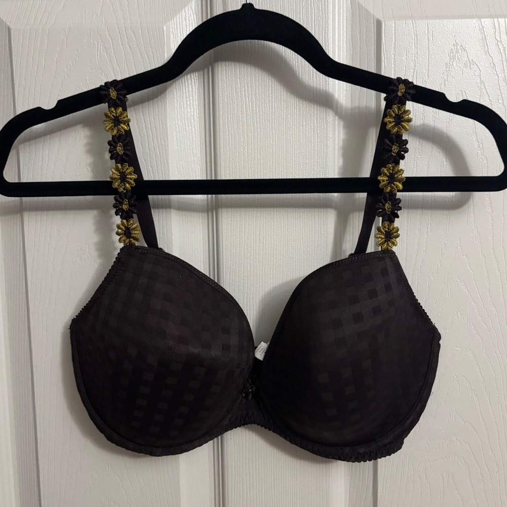 Marie Jo‎ | Avero Contour Plunge Bra Black 010-0418 Sz 34F